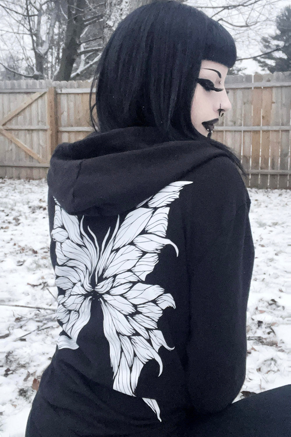 Dark Fairy Hoodie [Zipper or Pullover]