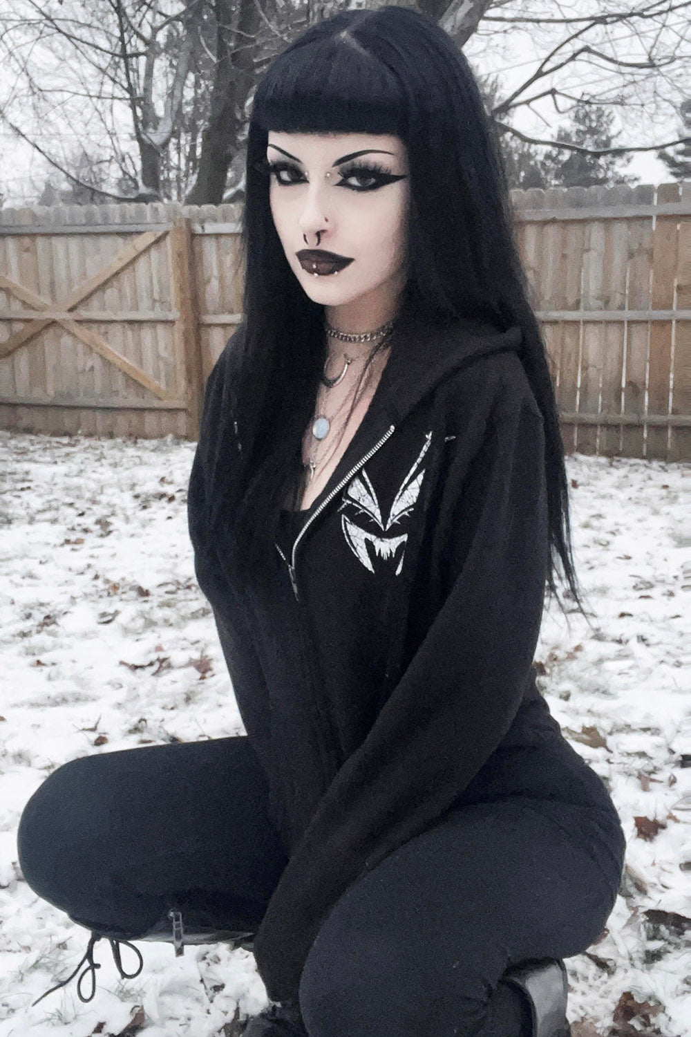 Dark Fairy Hoodie [Zipper or Pullover]