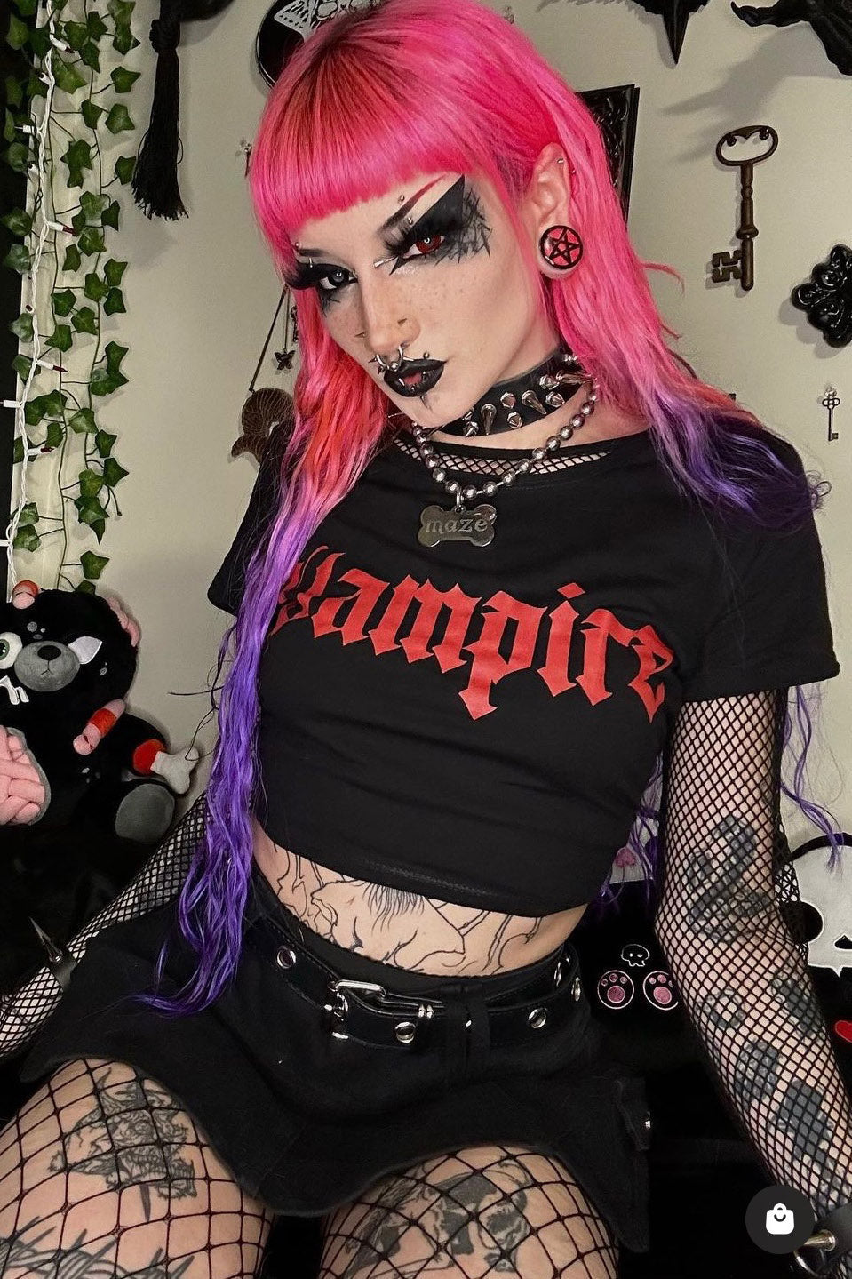 I'm a Vampire Crop Top