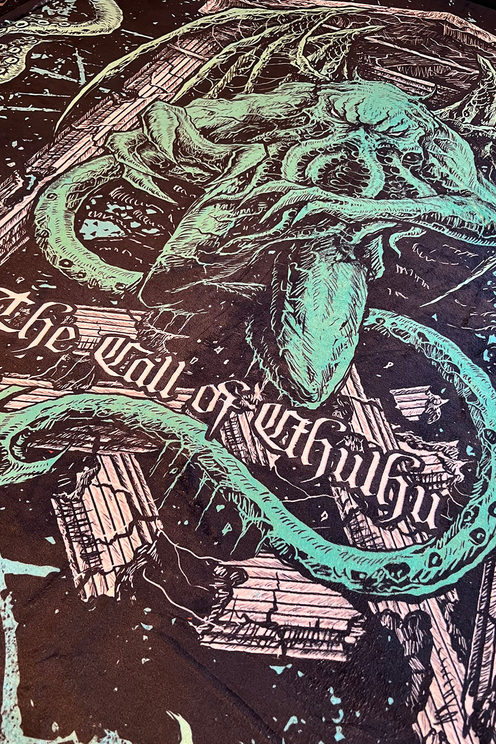 The Call of Cthulhu Throw Blanket