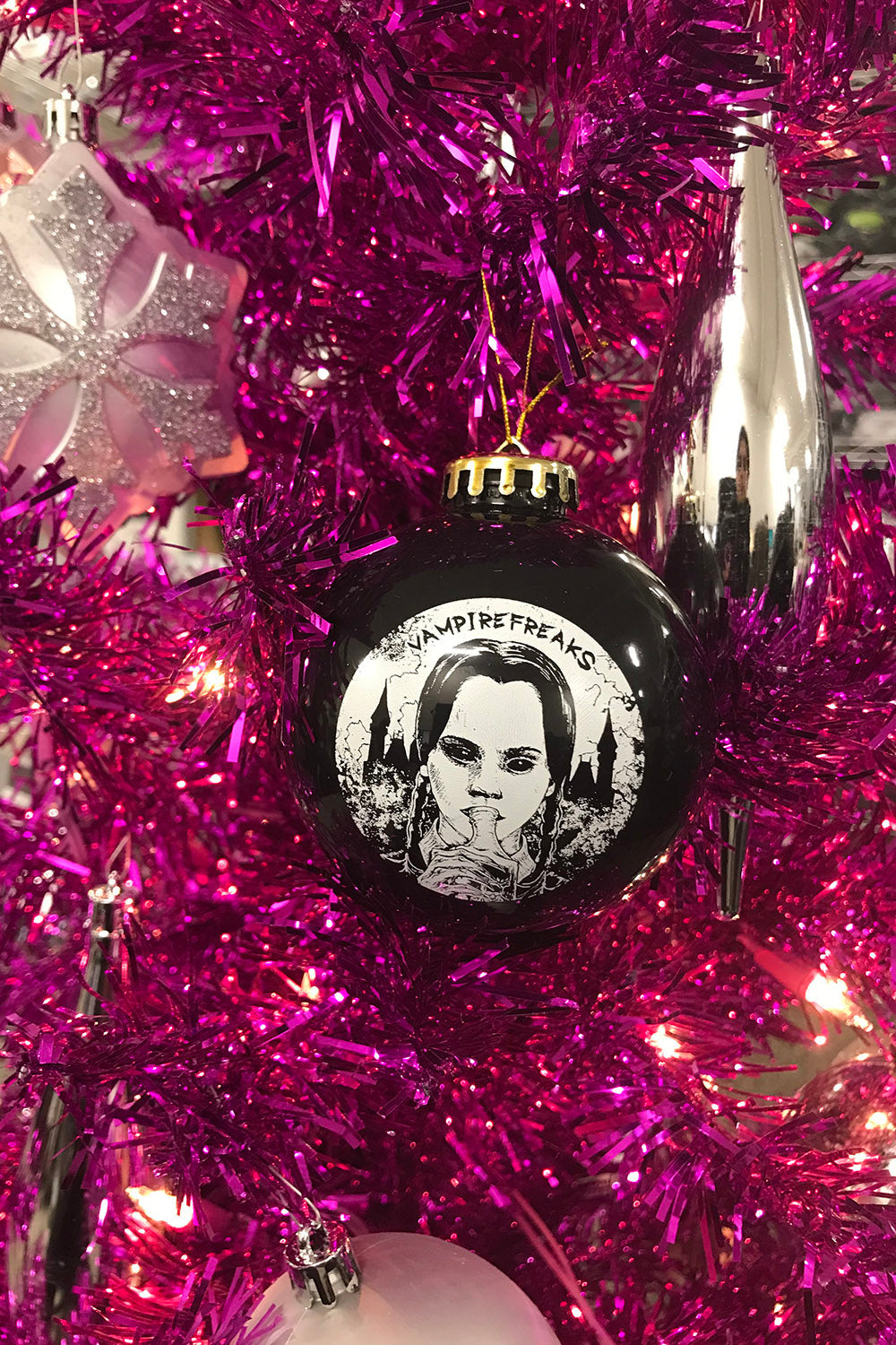 goth christmas ornament