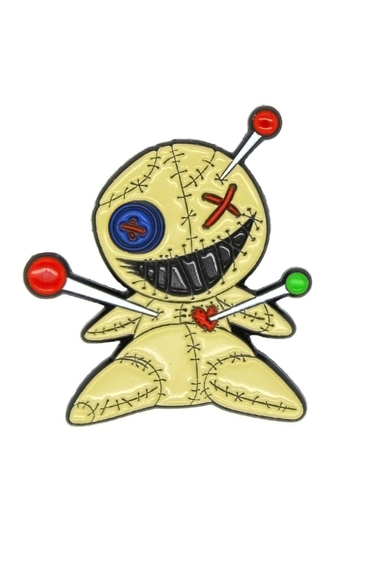 Ouchie Voodoo Doll Enamel Pin