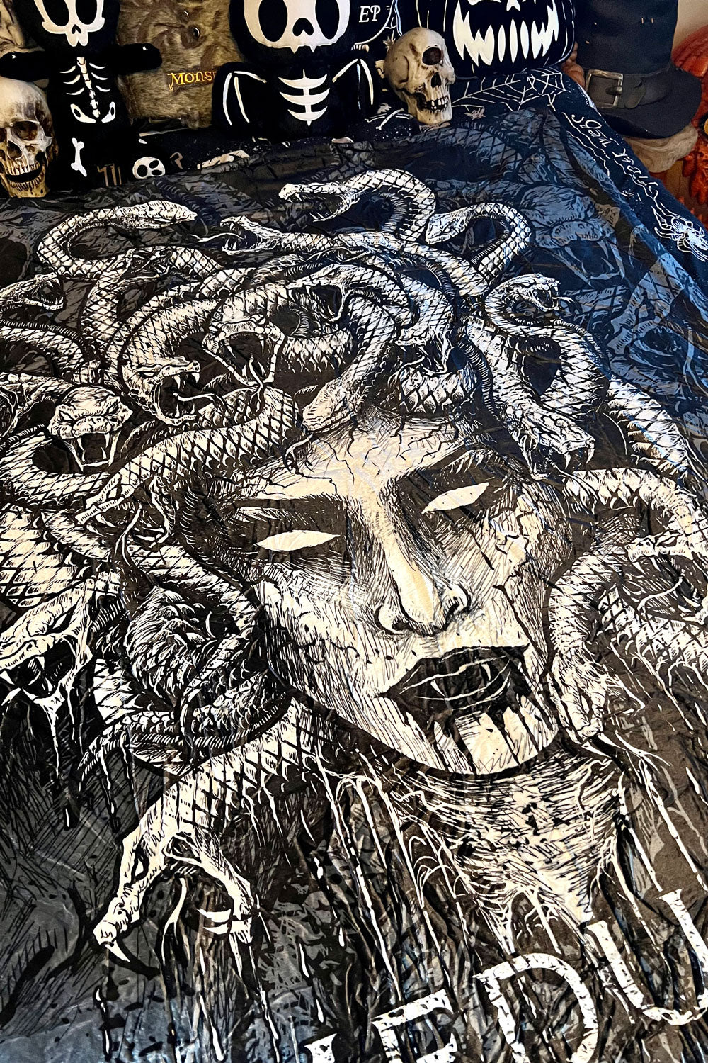 Medusa Throw Blanket