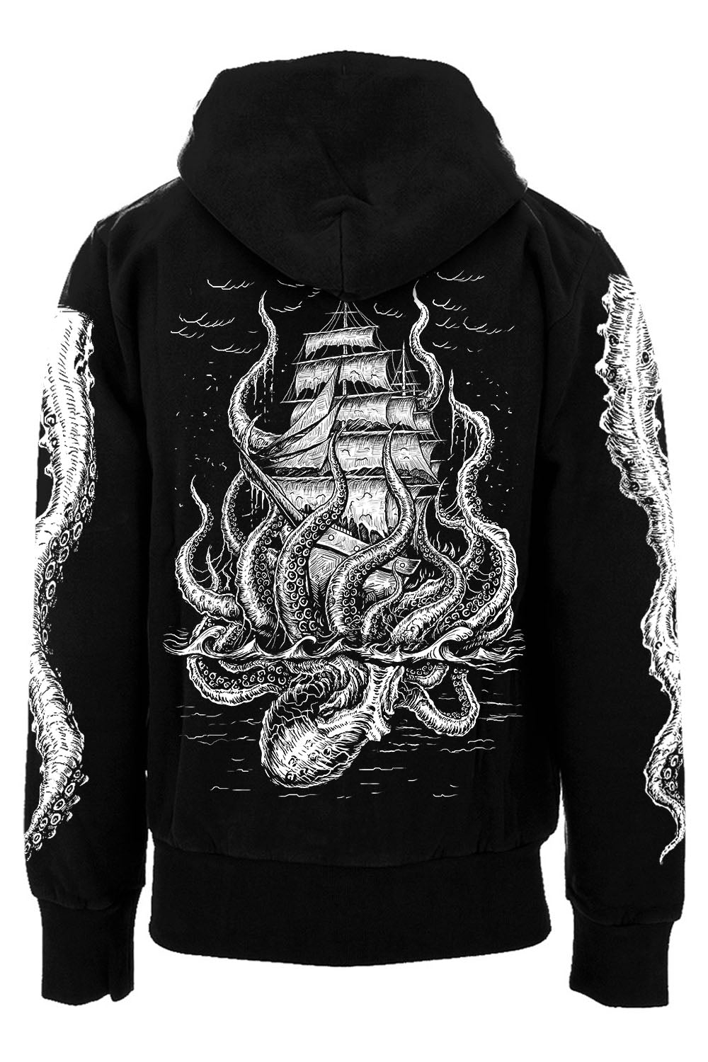 mens pirate ship hoodie