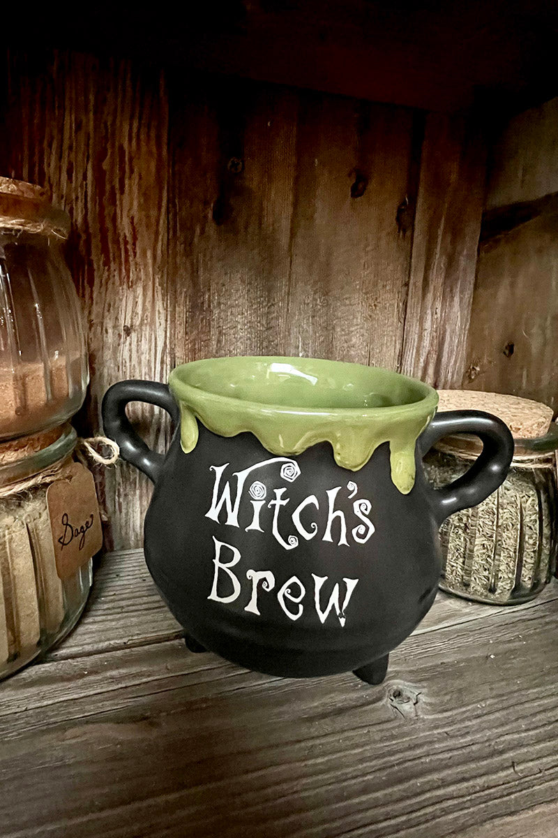 Witch's Brew Oozing Cauldron Mug