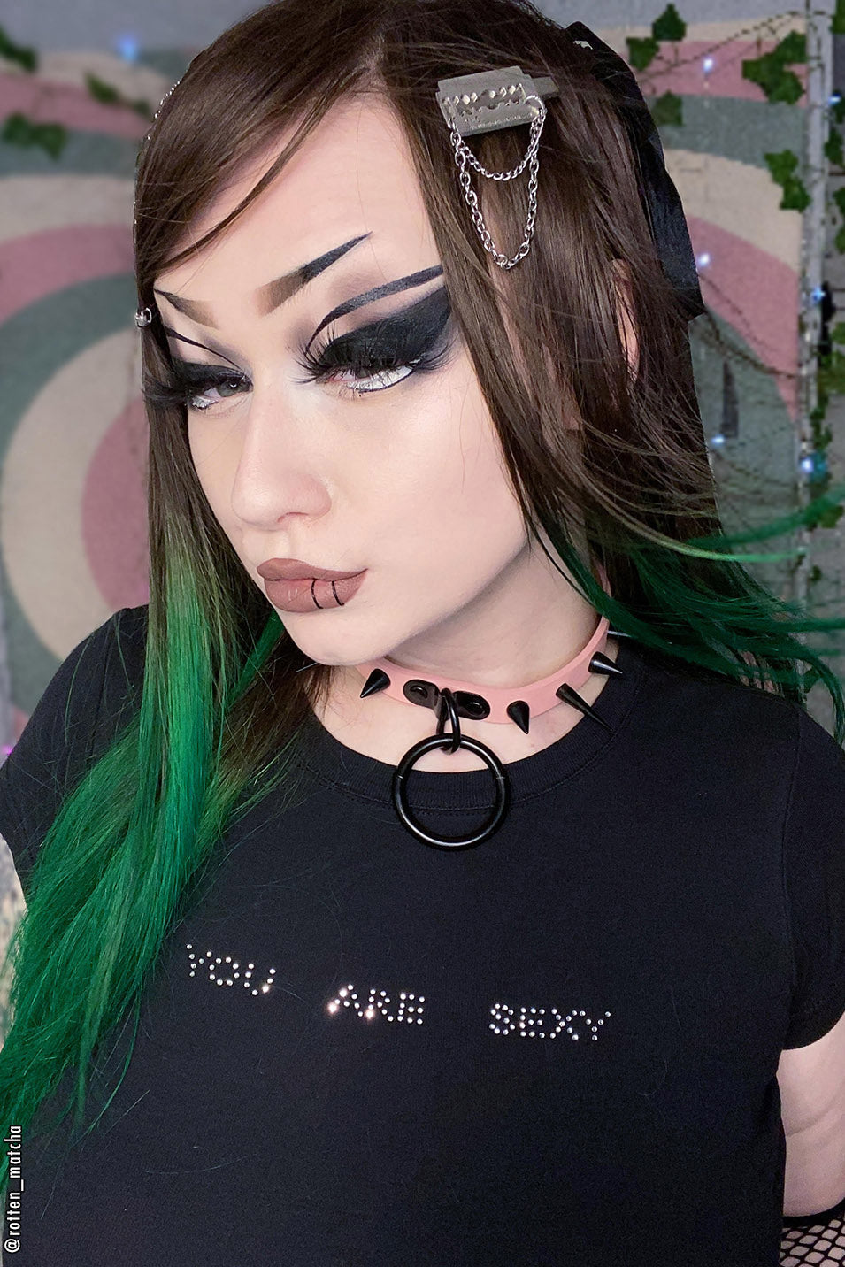 Pale Pink Death Choker [BLACK O-RING]