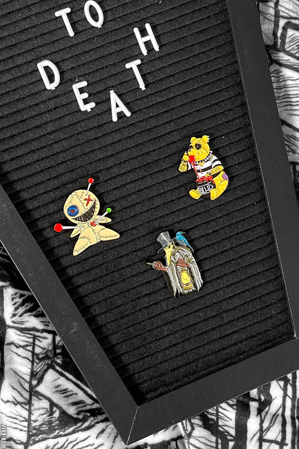 Winnie the Pooh's Bloody Honey Enamel Pin