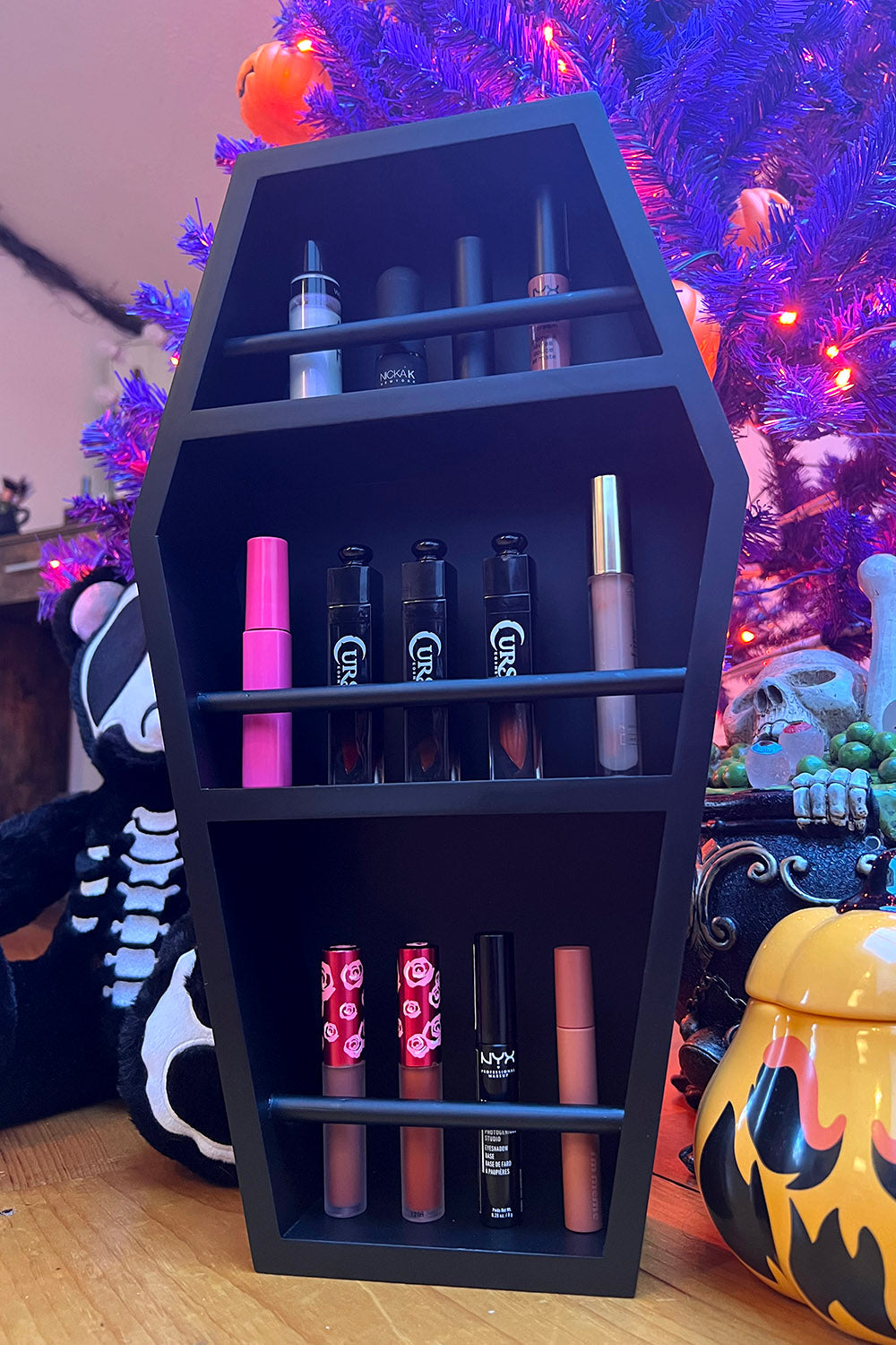 Coffin Makeup Organizer Set