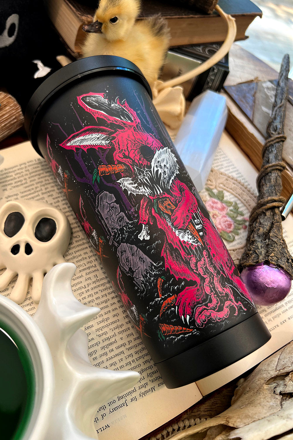 horror rabbit tumbler