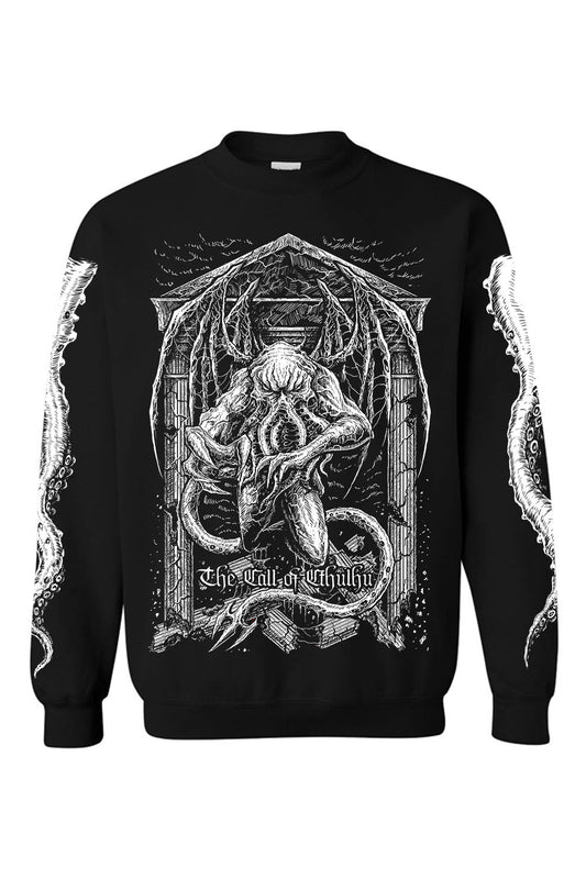 The Call of Cthulhu Sweatshirt [Tentacle Sleeves]