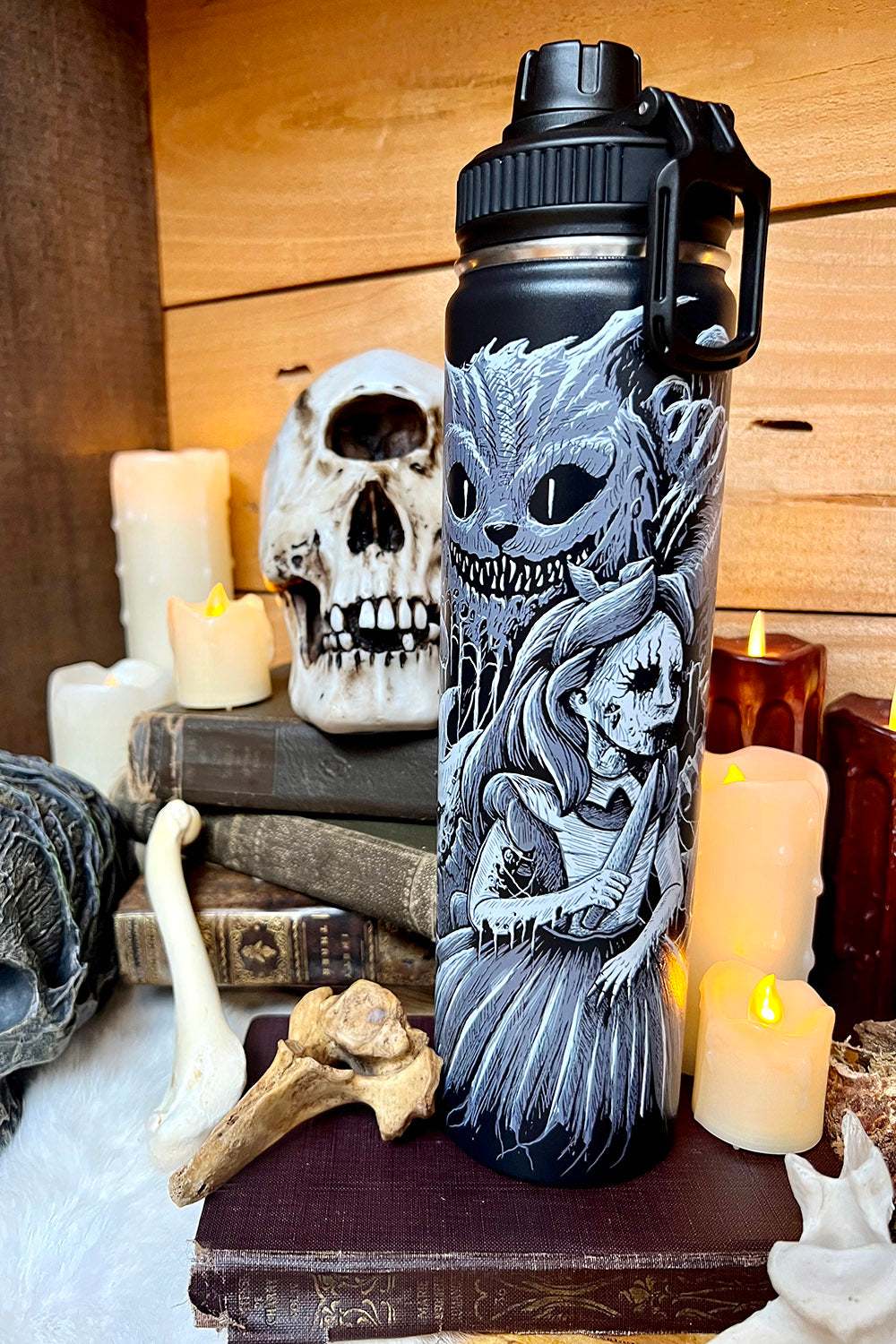 Alice in Murderland 24 Oz Tumbler