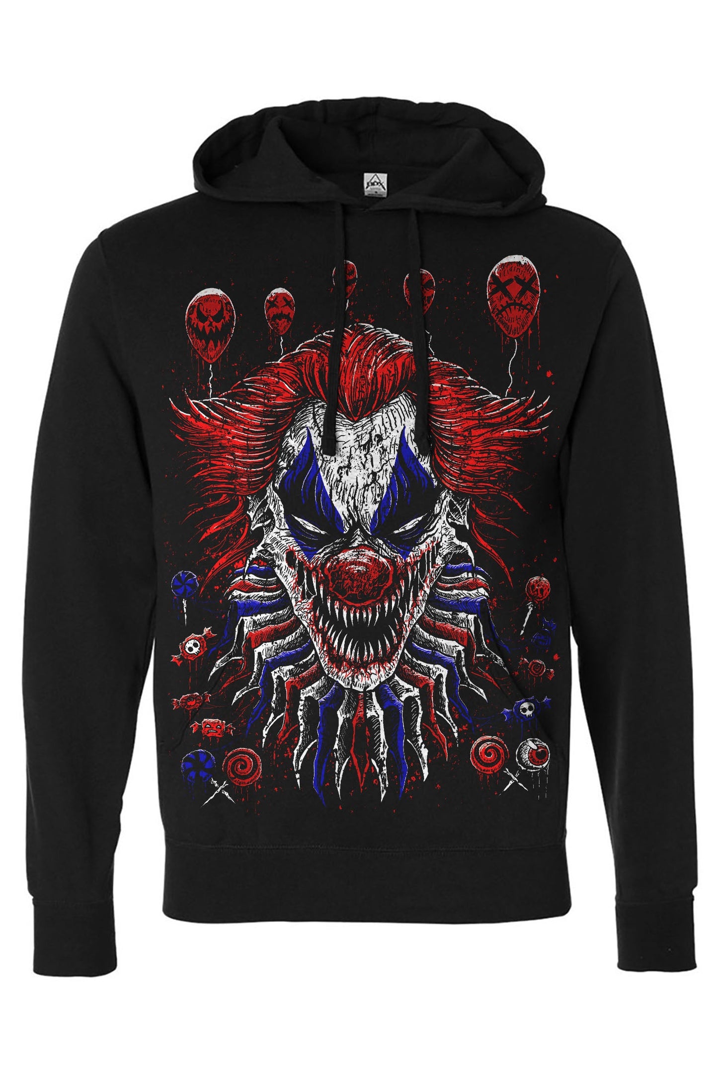 Killer Clowncore Hoodie [Zipper or Pullover]