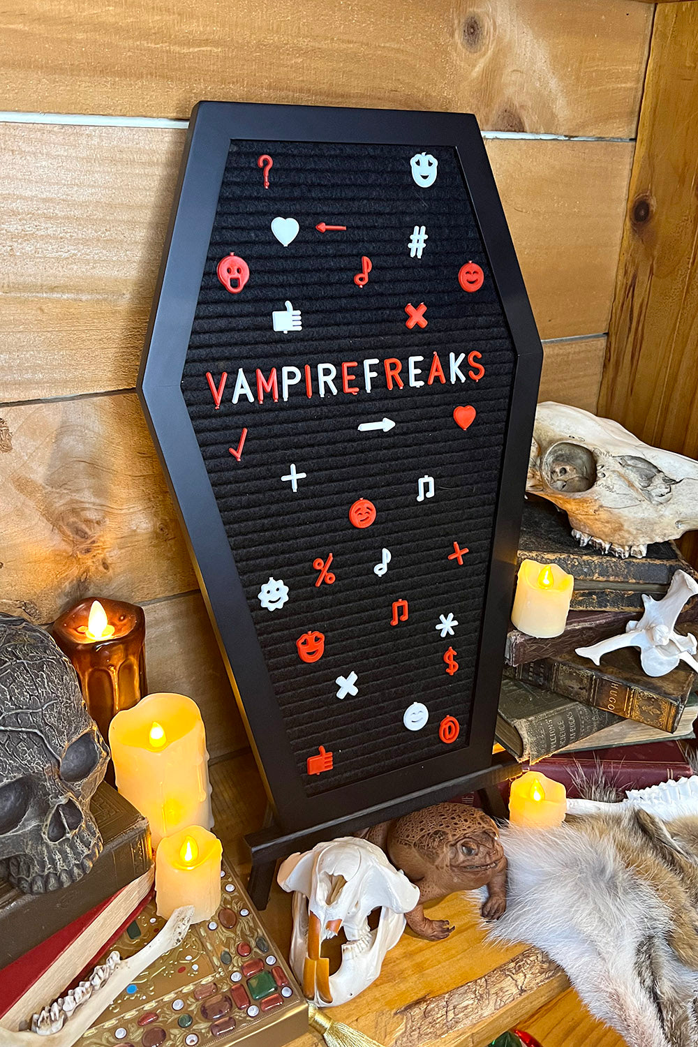 Coffin Letter Board