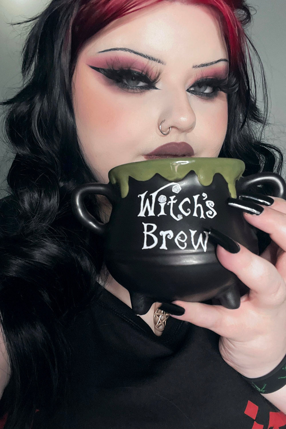 Witch's Brew Oozing Cauldron Mug