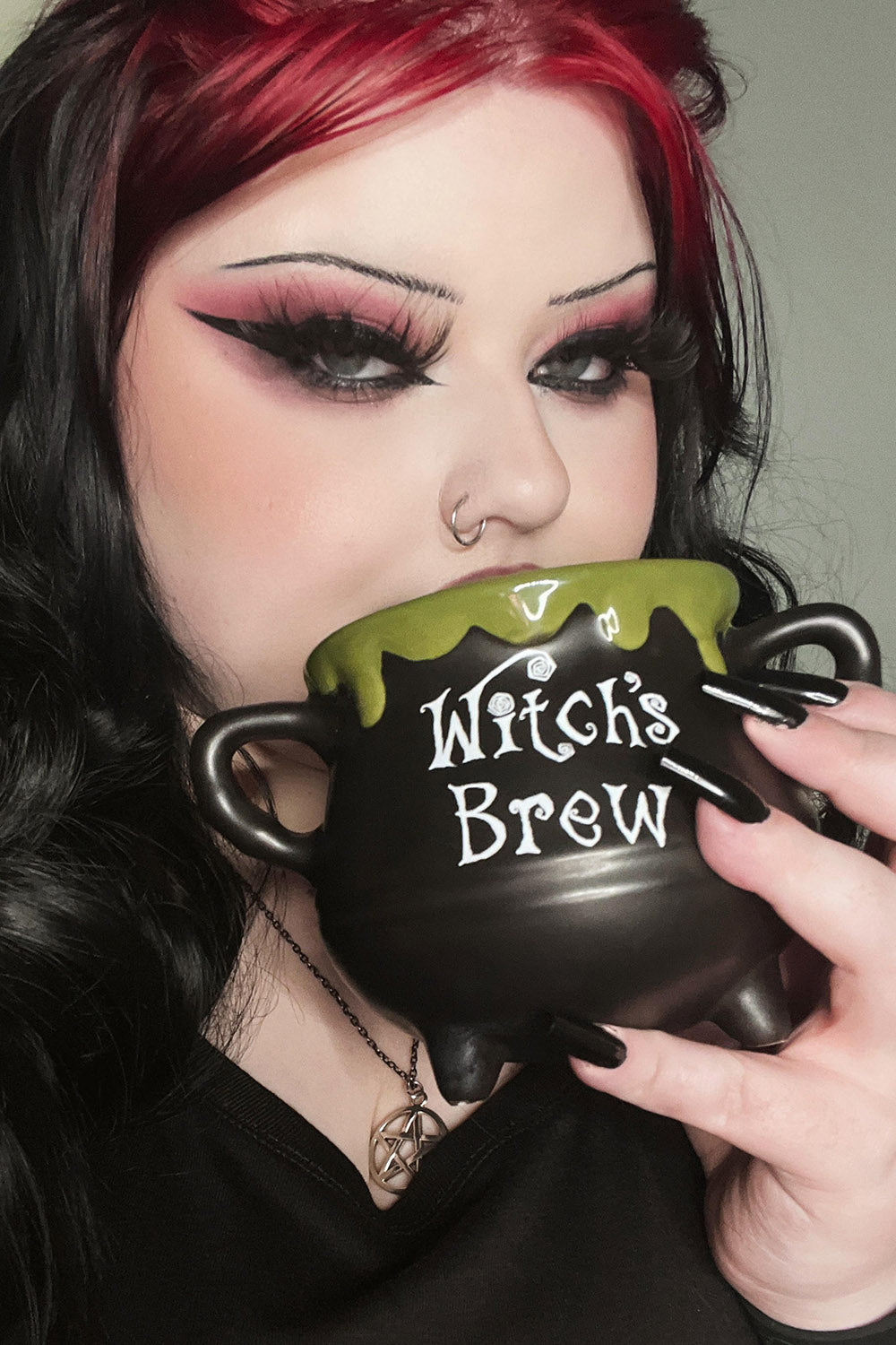 Witch's Brew Oozing Cauldron Mug