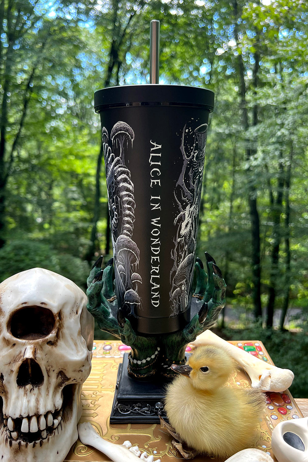 goth cottagecore tumbler