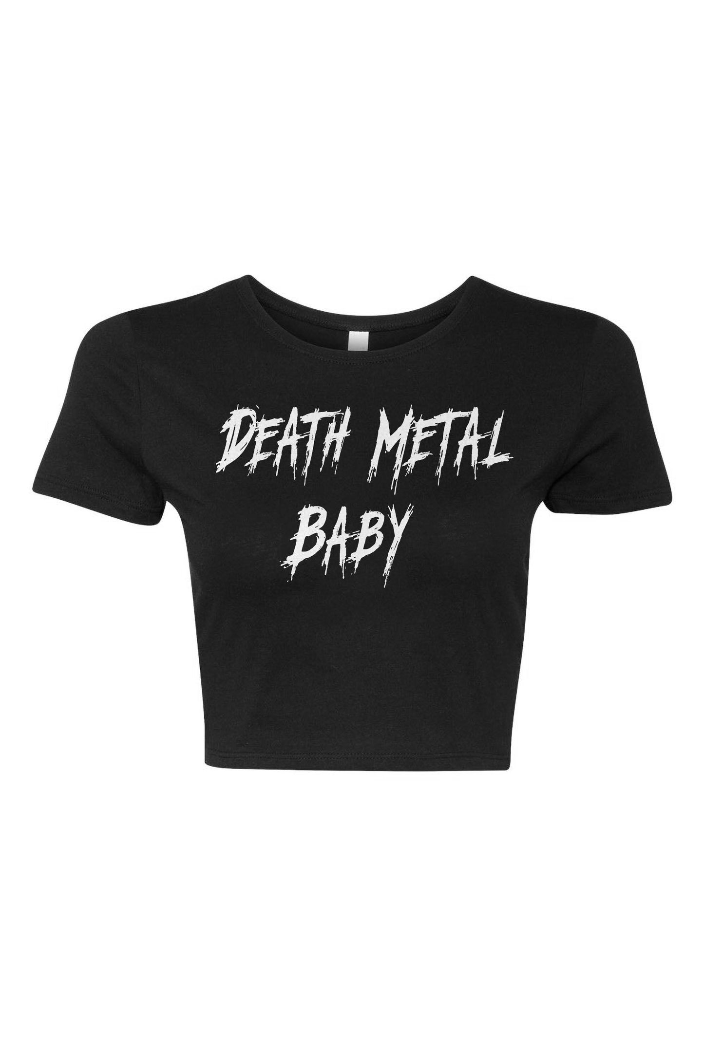 Death Metal Baby Crop Top