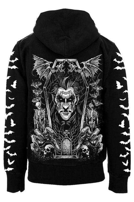 mens vampire dracula hoodie