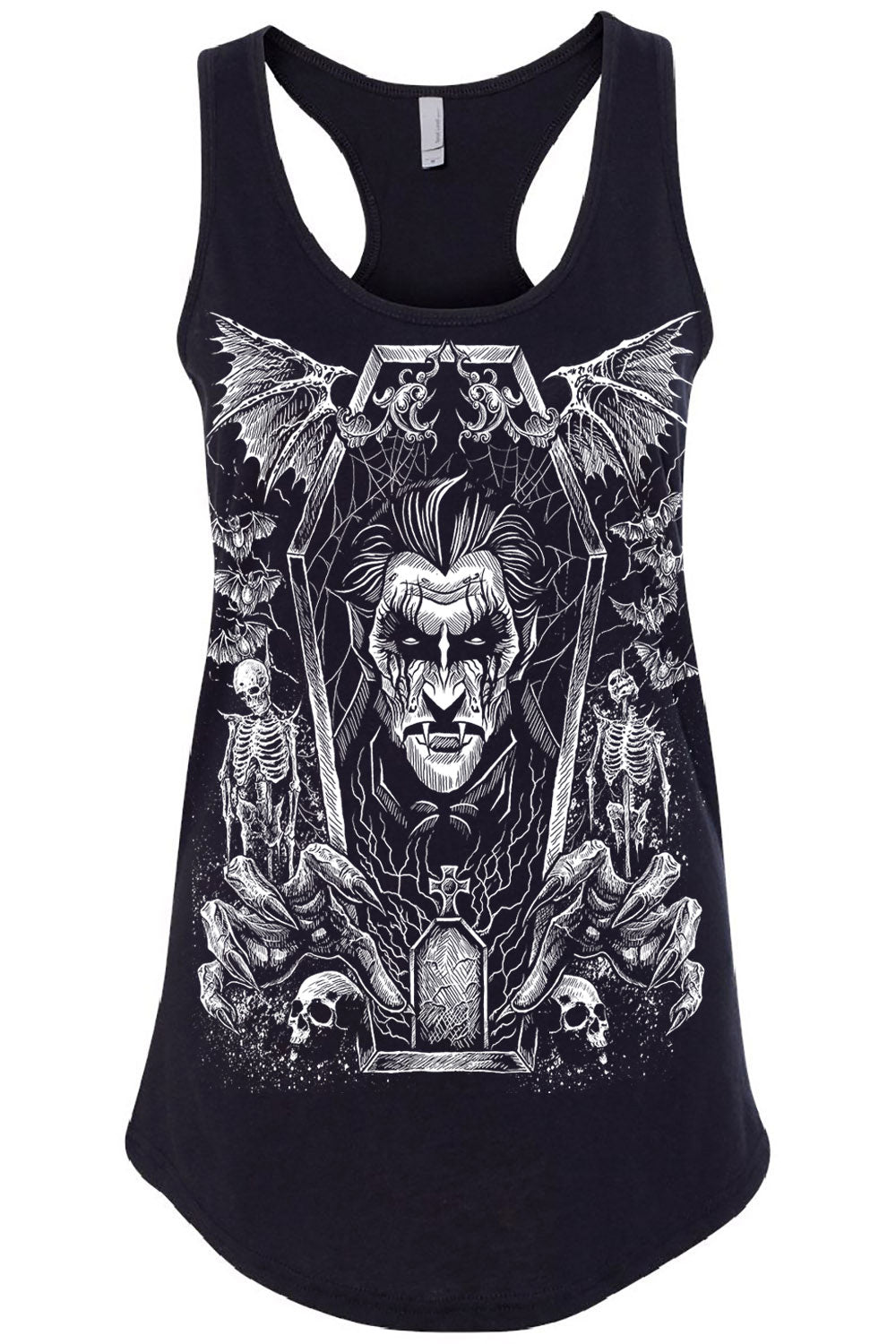 spooky vampire tank top