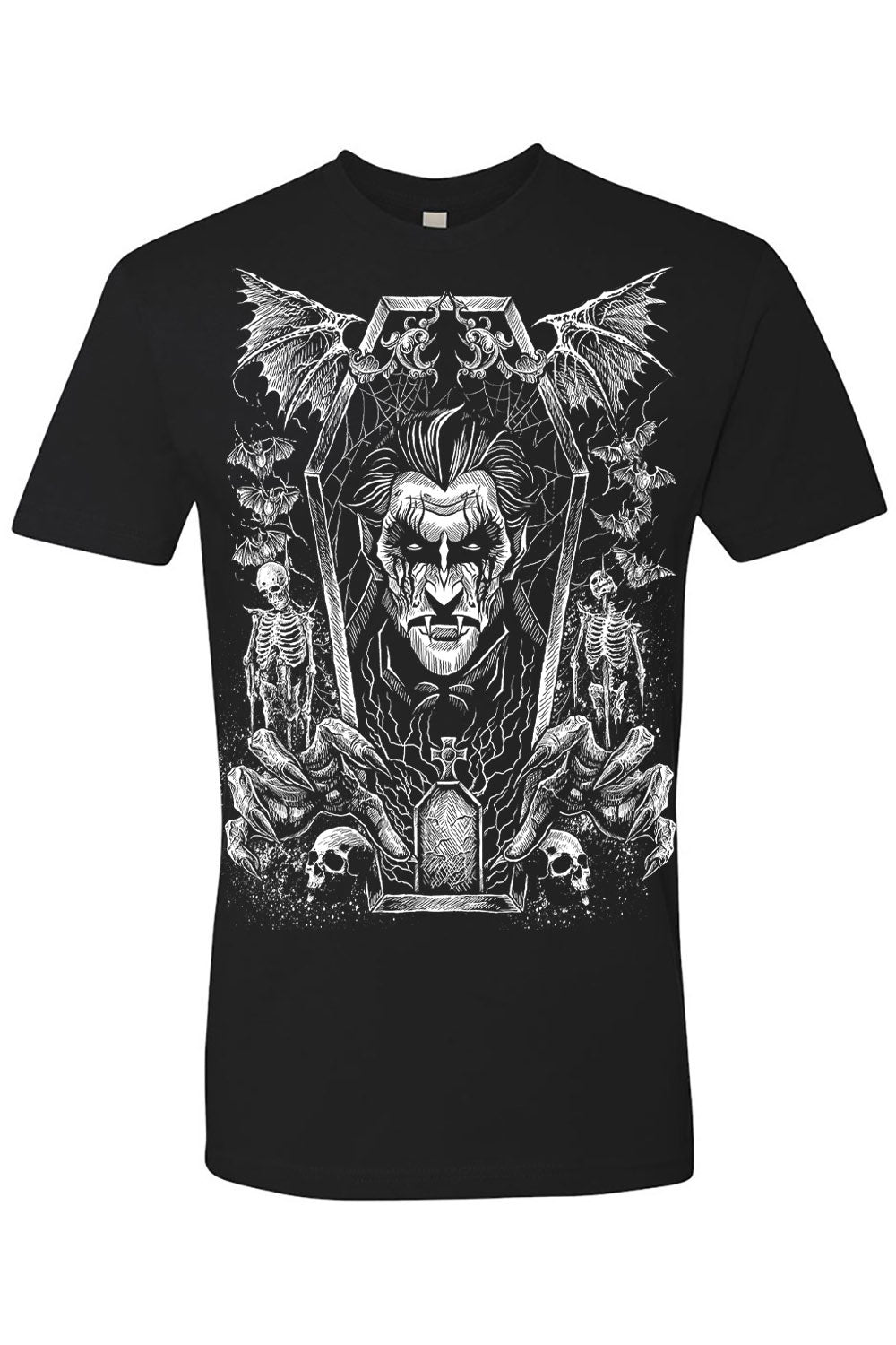 mens dracula goth shirt