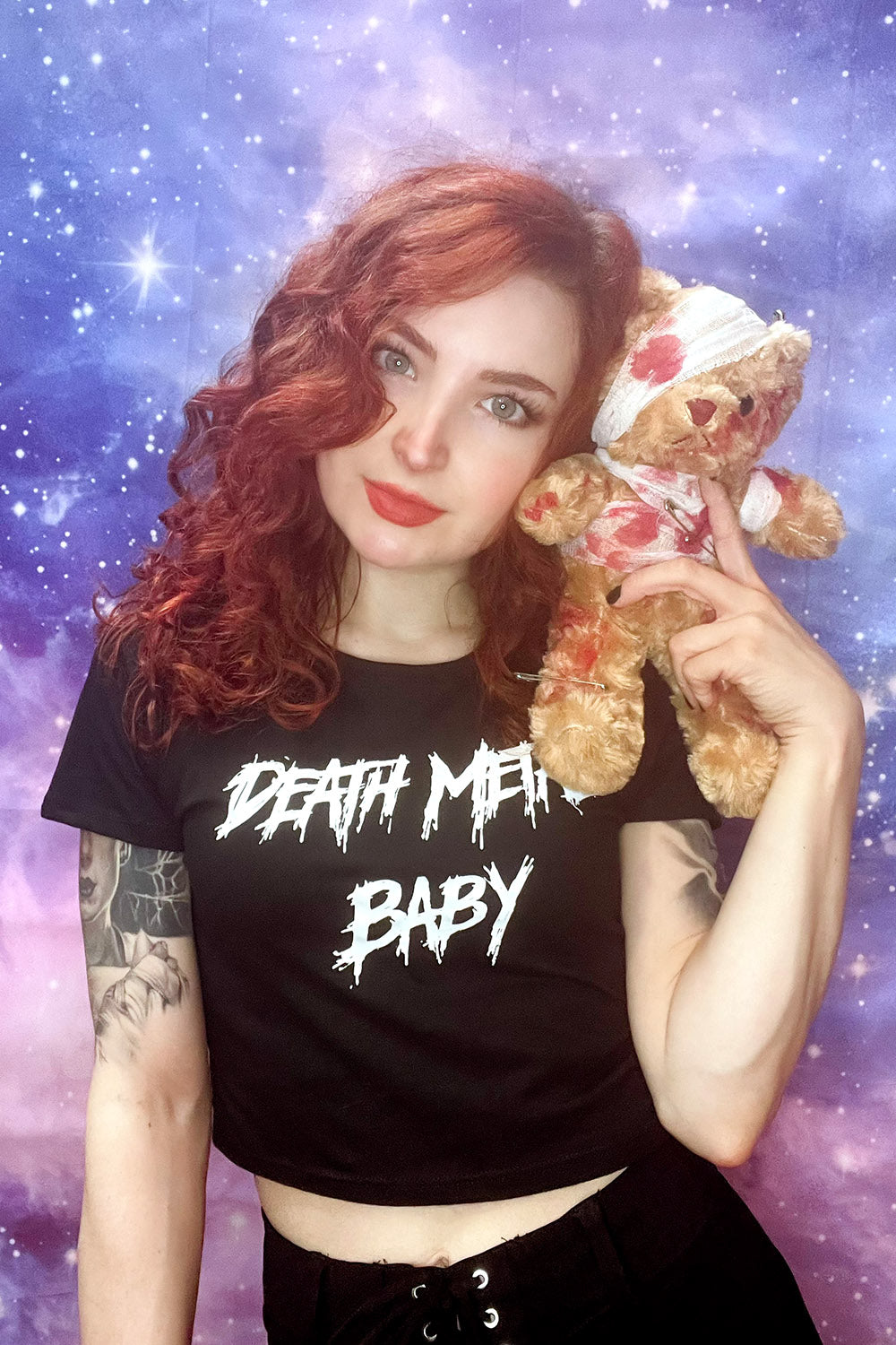 Death Metal Baby Crop Top