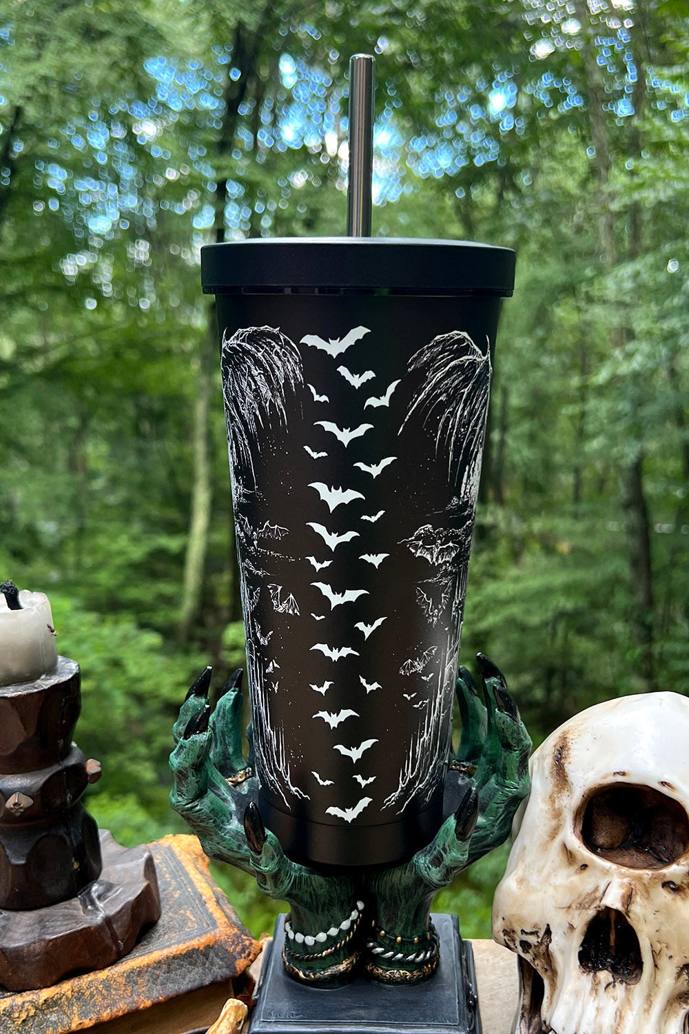 gothic fall tumbler