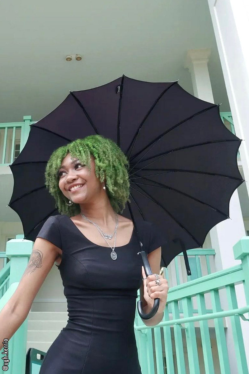 Batwing Pagoda Umbrella [MIDNIGHT BLACK]