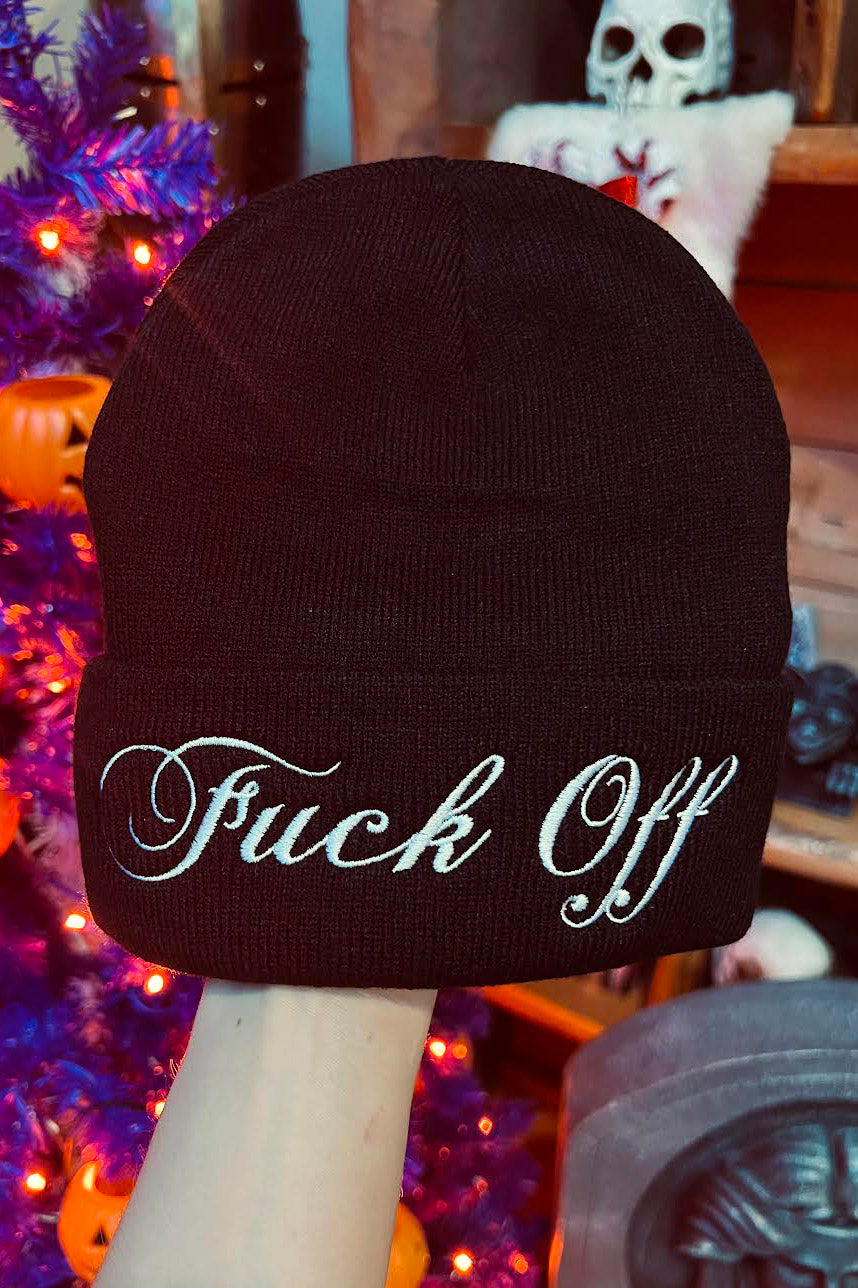 funny gothic beanie