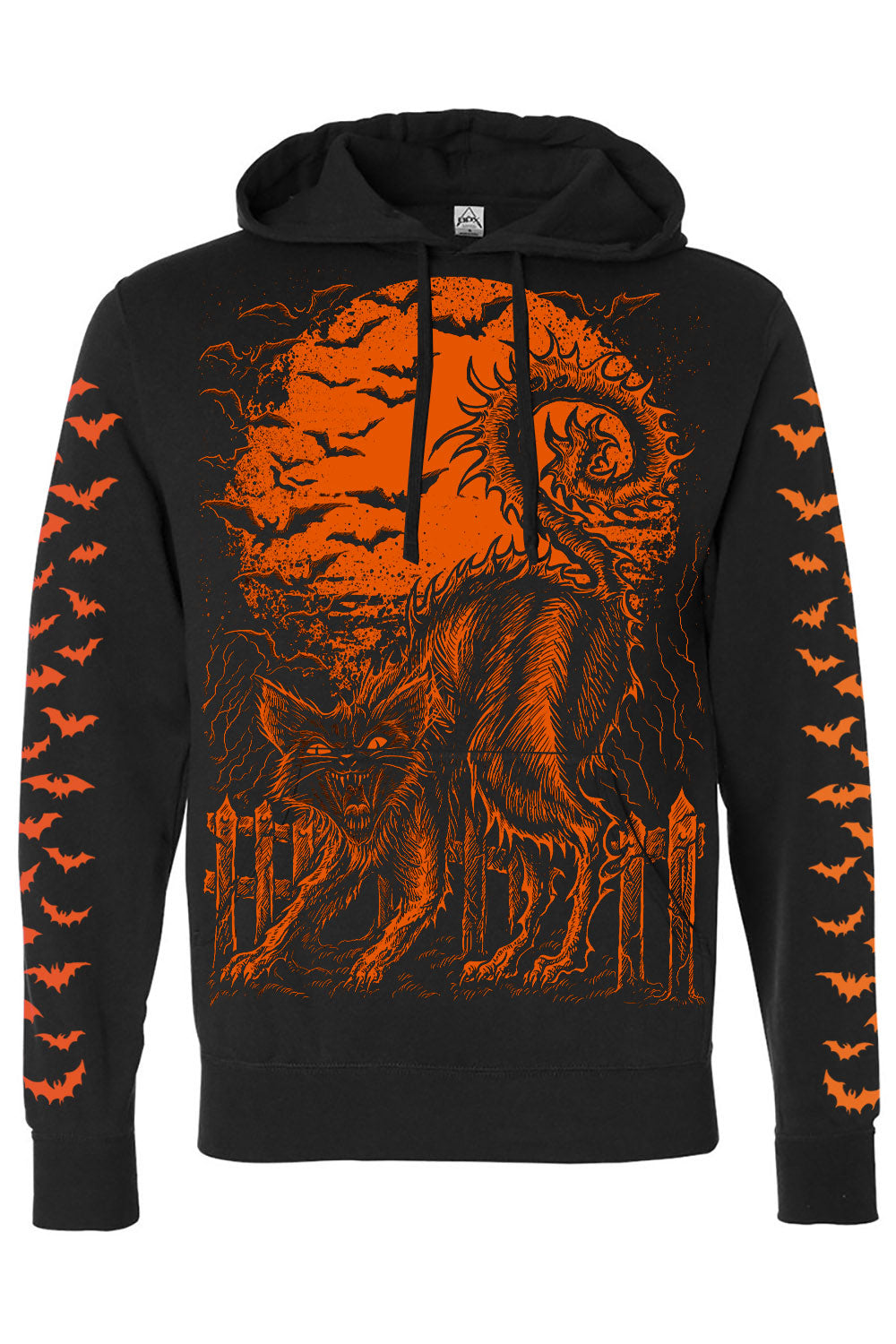 womens halloween goth hoodie