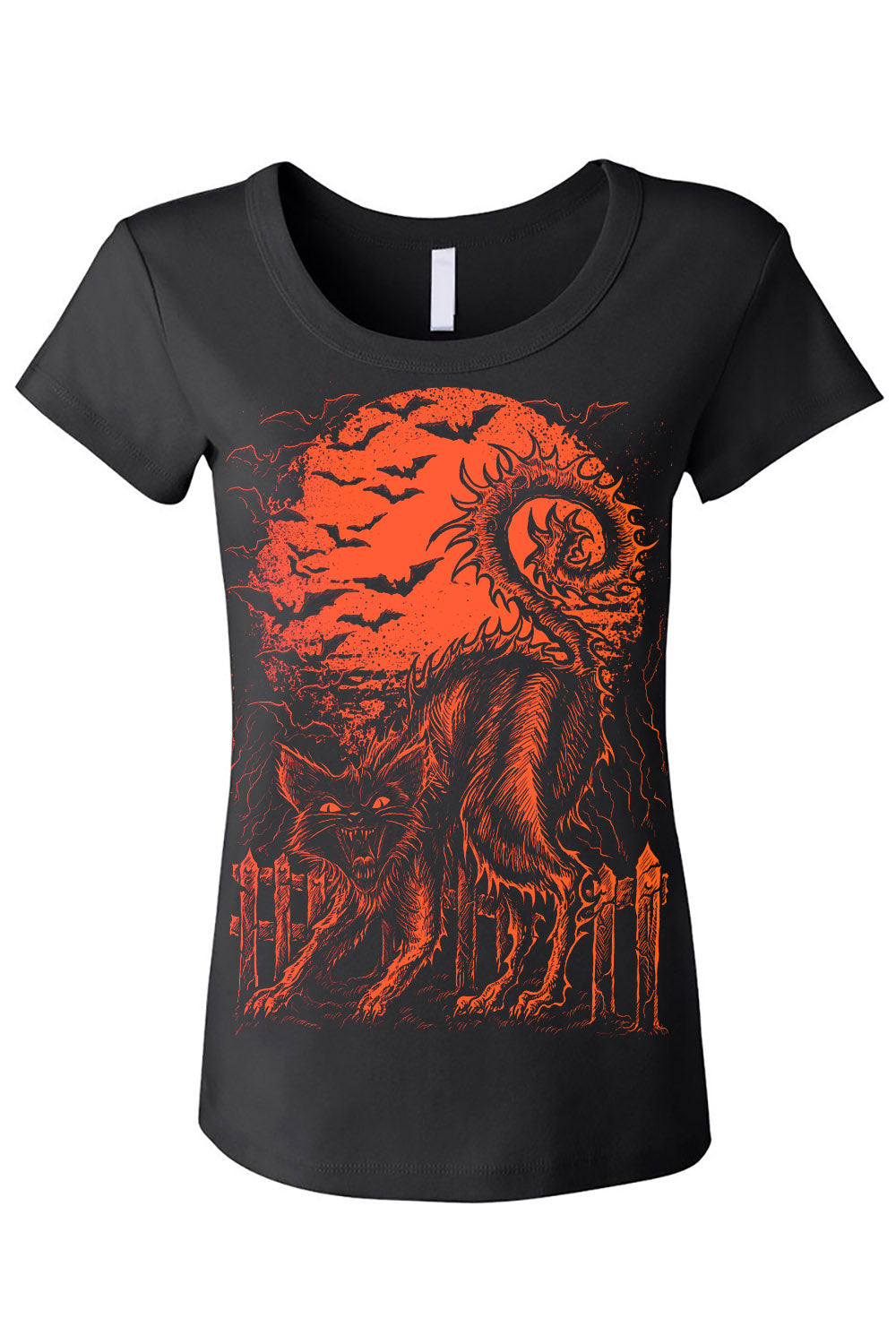 vintage halloween cat shirt