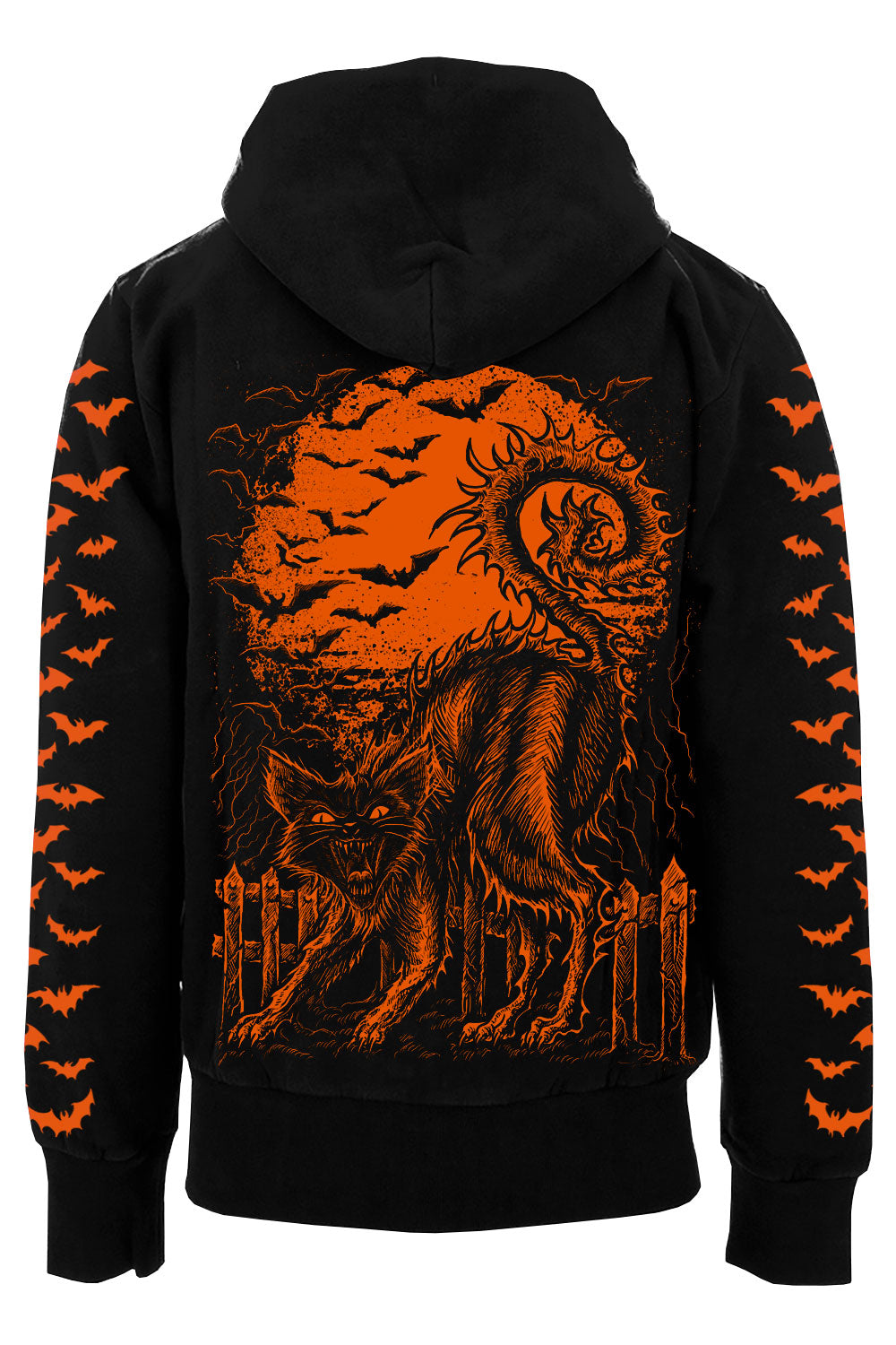 halloween goth hoodie