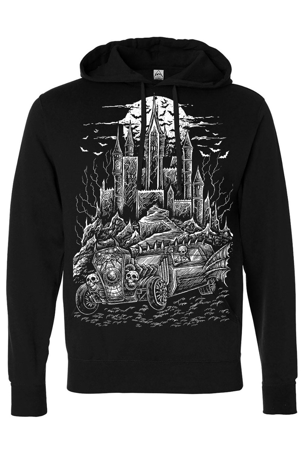 gothic castle hoodie