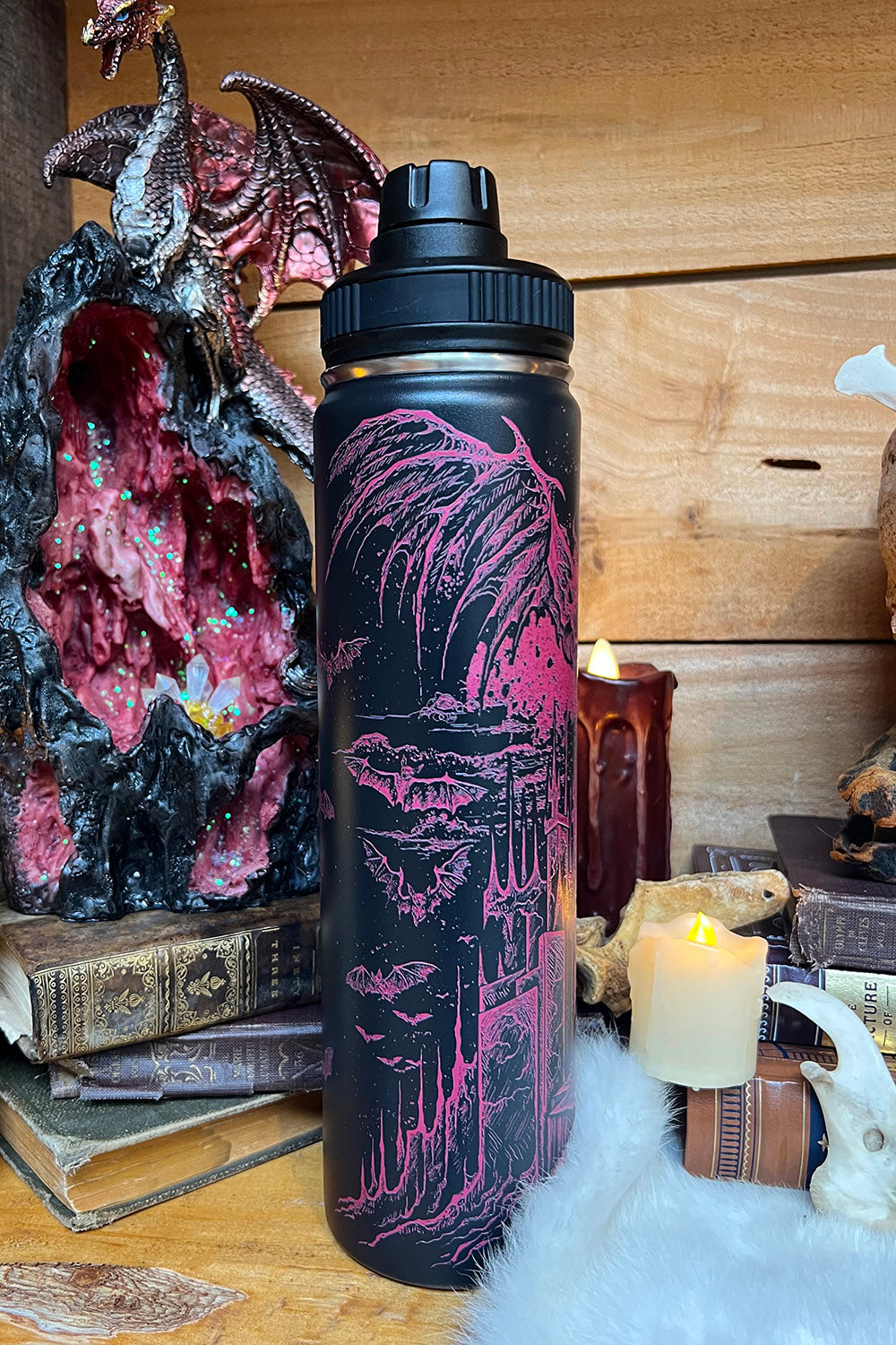 Vampire Castle 24 Oz Tumbler