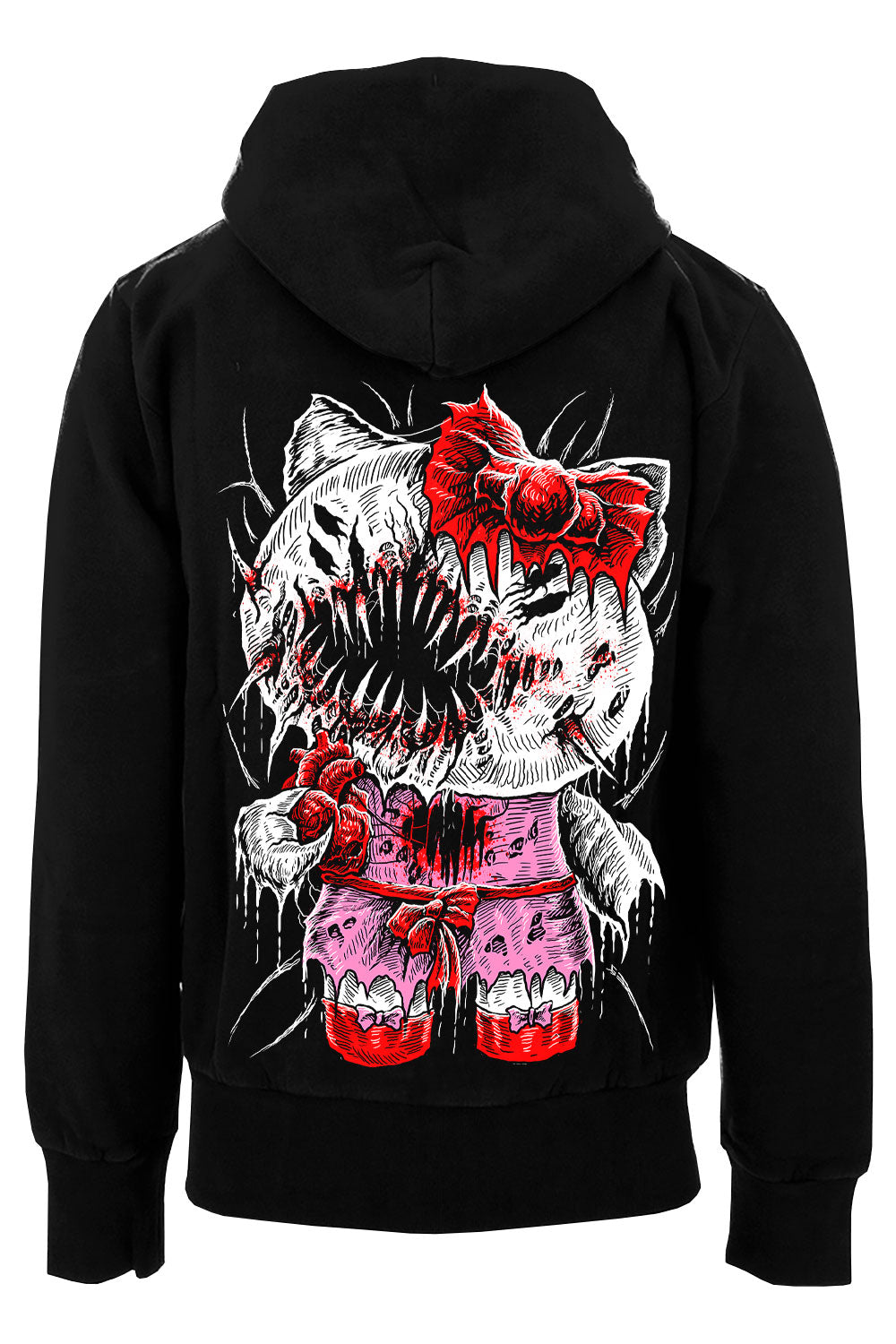 gothic anti-valentines day hoodie