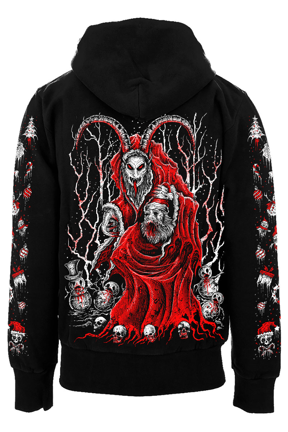 Krampus Killing Christmas Hoodie [Zipper or Pullover]