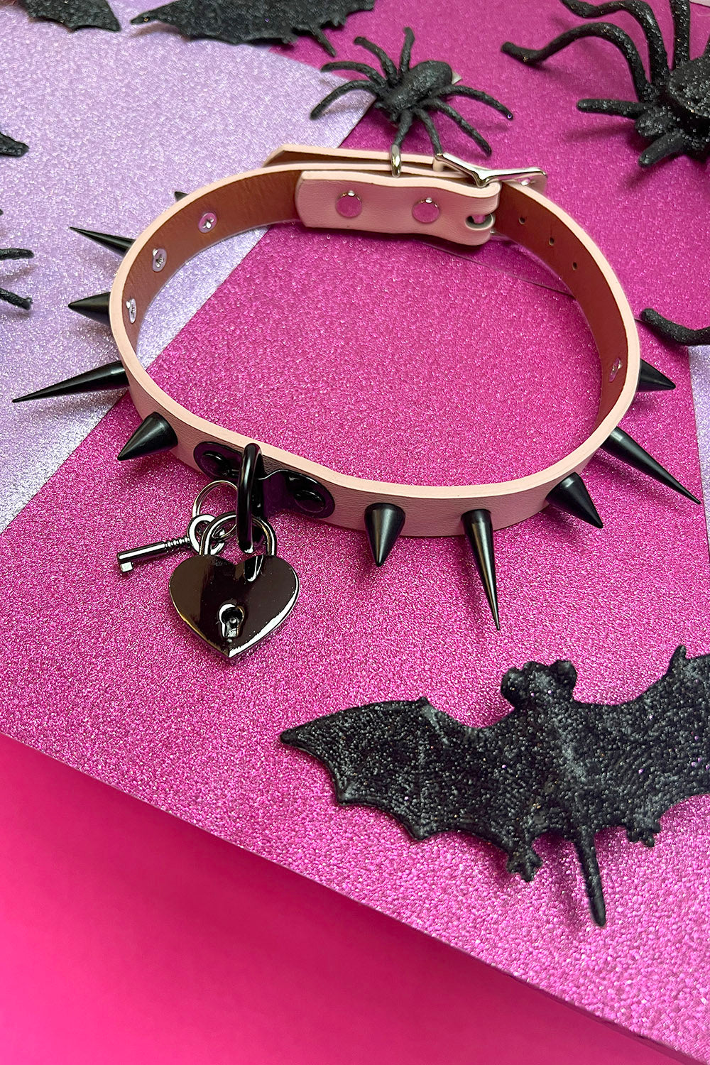 Hell Kitty Choker [HEART PADLOCK]