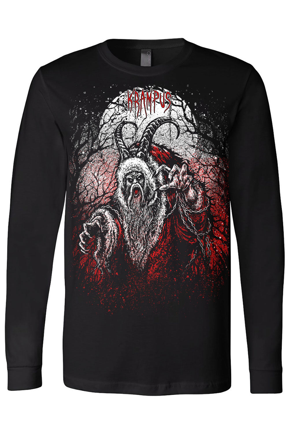 gothic scary horror krampus shirt