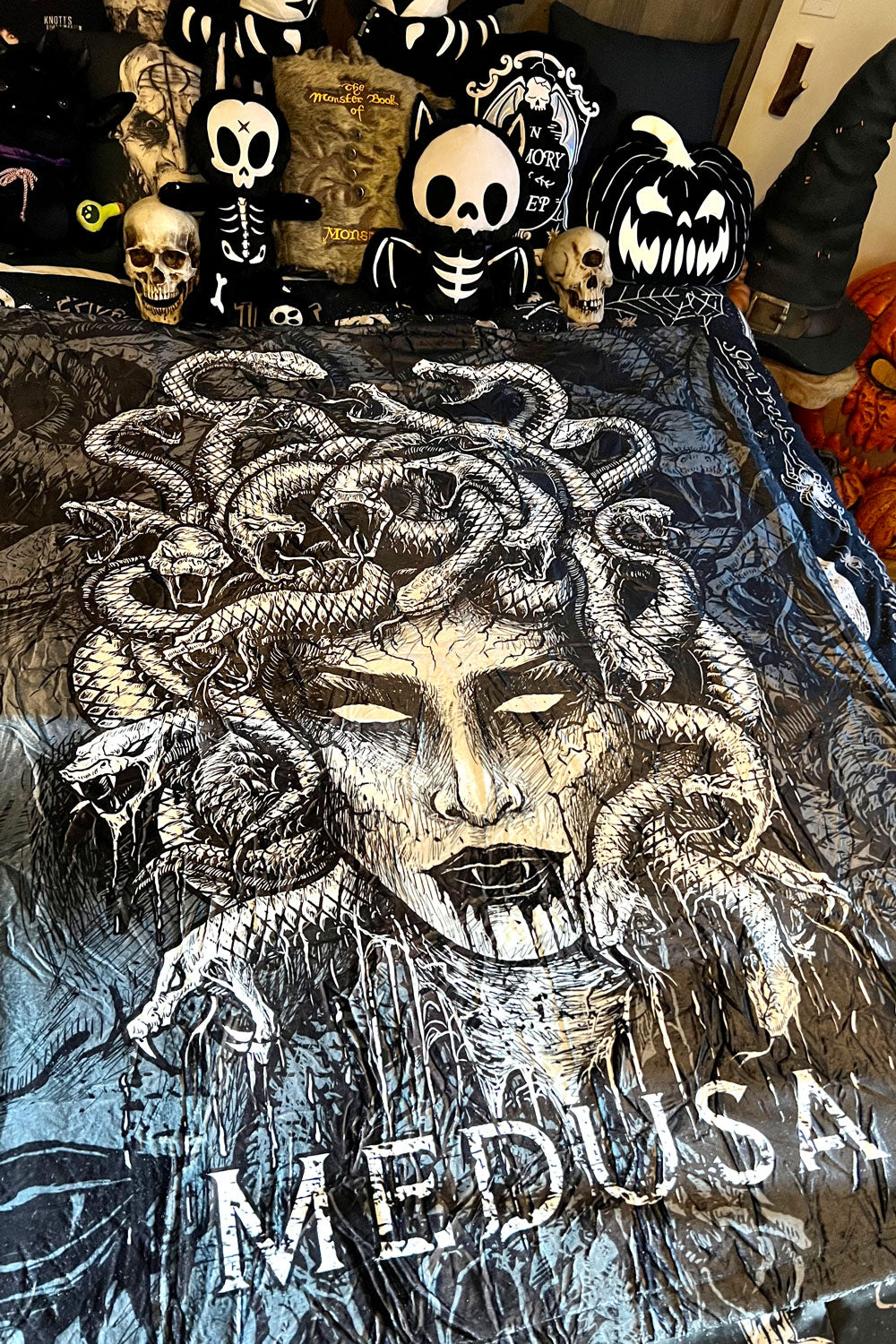 Medusa Throw Blanket