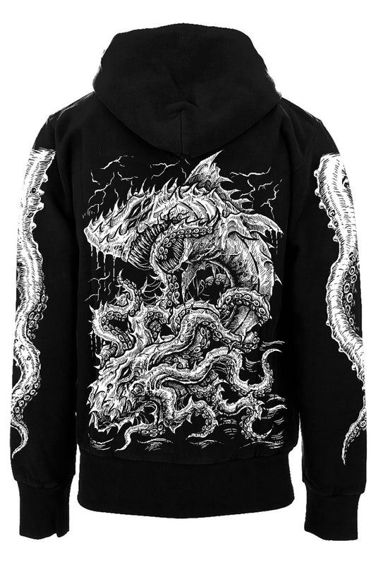 Megalodon vs The Kraken Hoodie [Zipper or Pullover]