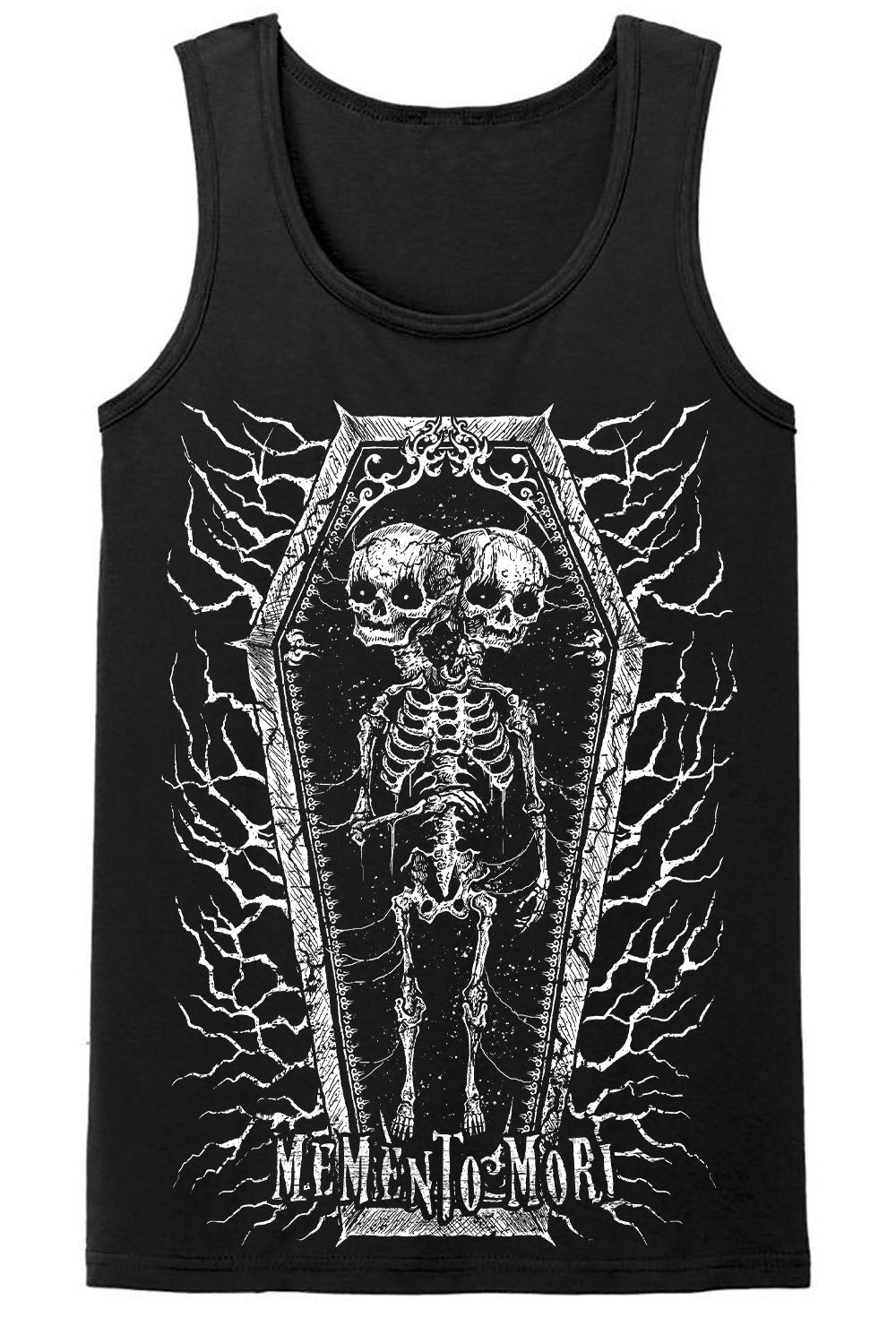 Memento Mori Conjoined Skeleton Twins Tee [Multiple Styles Available]