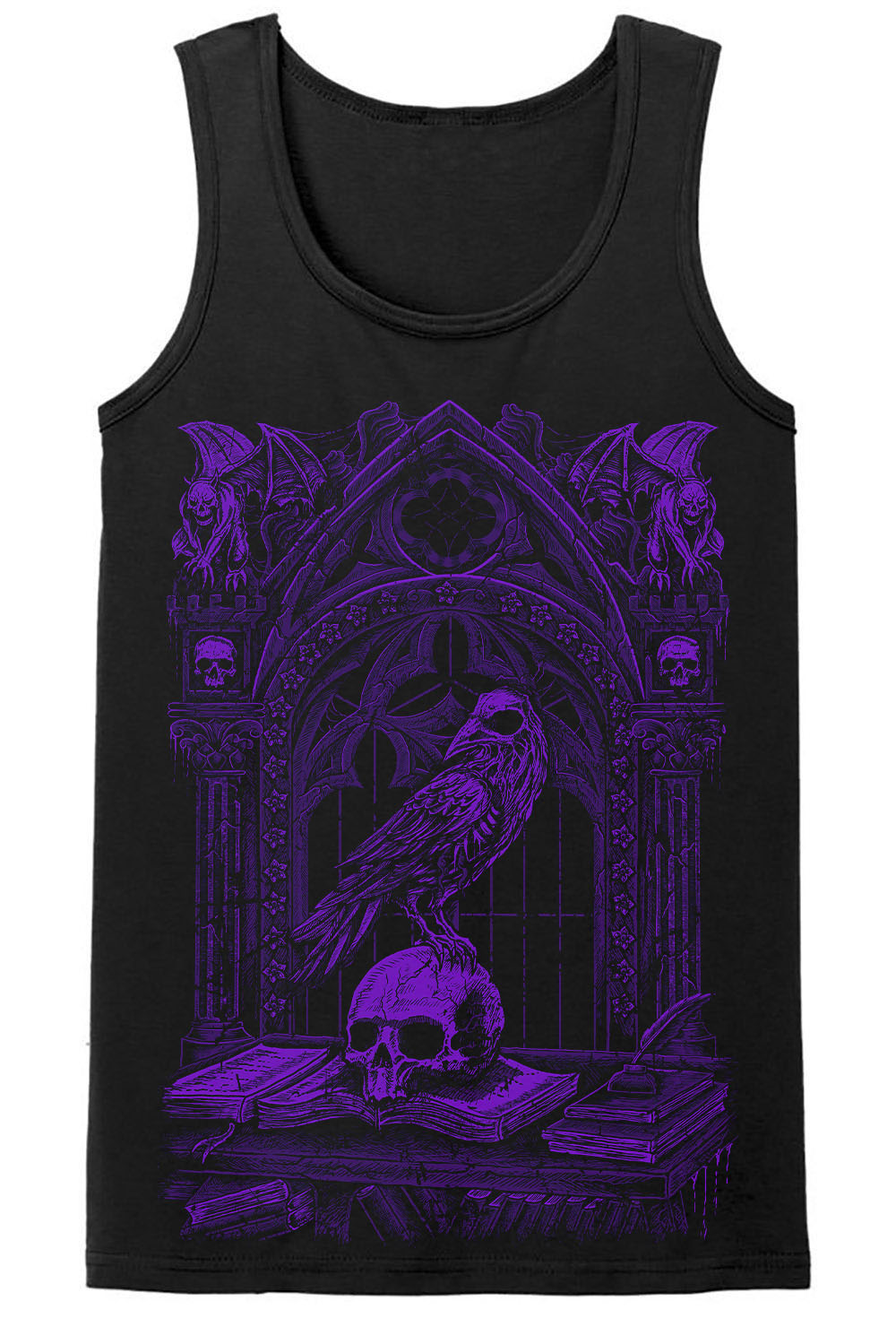 Quoth the Raven Tee [PURPLE] [Multiple Styles Available]