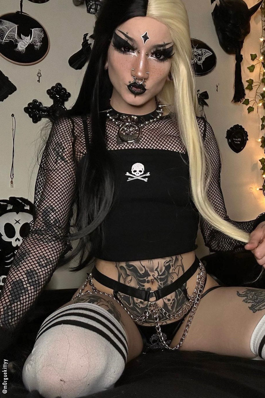 Coffin Nails Spiked Choker [SILVER SPIKES]