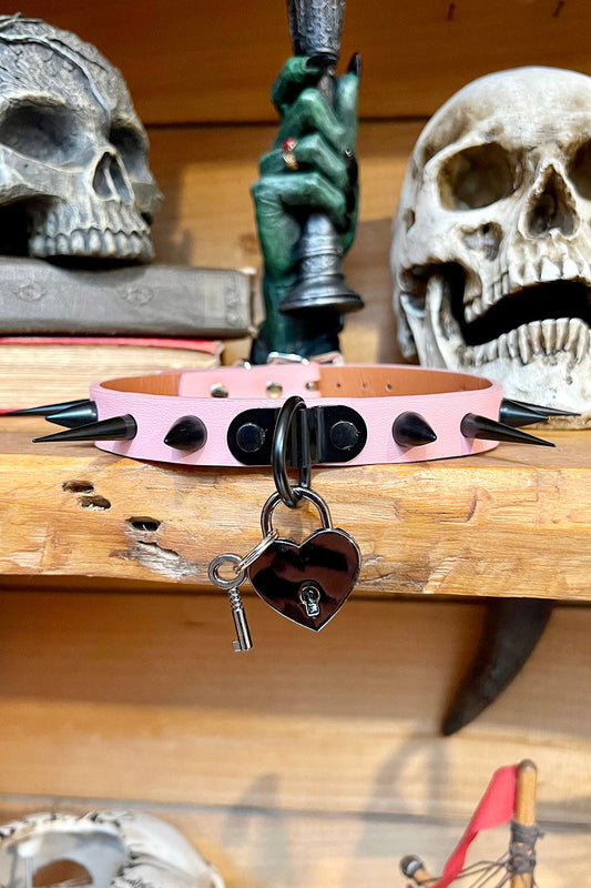 Hell Kitty Choker [HEART PADLOCK]