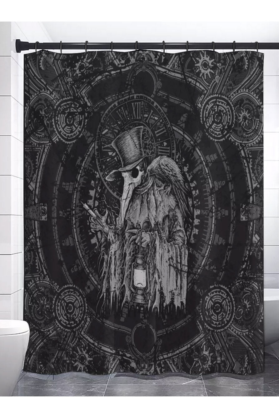 Plague Doctor Shower Curtain