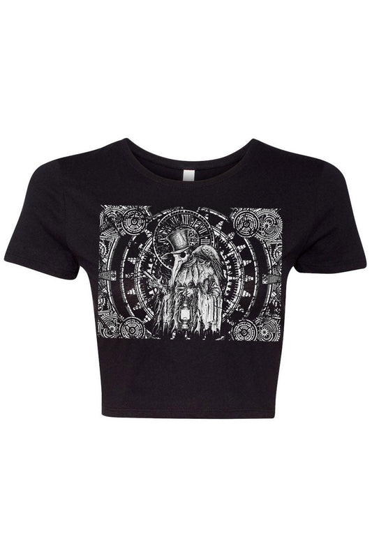 Clockwork Plague Doctor Crop Top