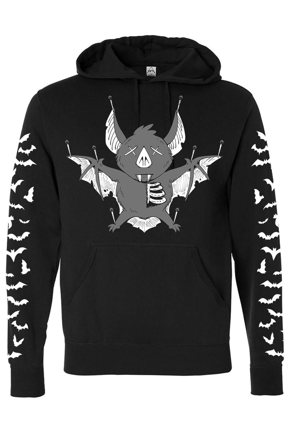 Taxidermy Bat Hoodie w/ Bat Sleeves [Zipper or Pullover]