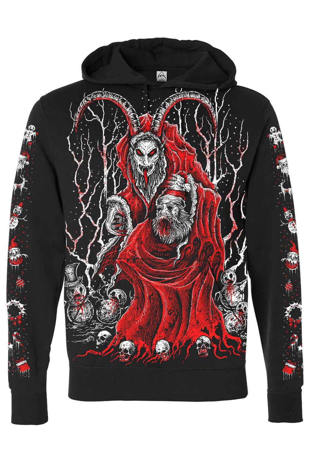 Krampus Killing Christmas Hoodie [Zipper or Pullover]