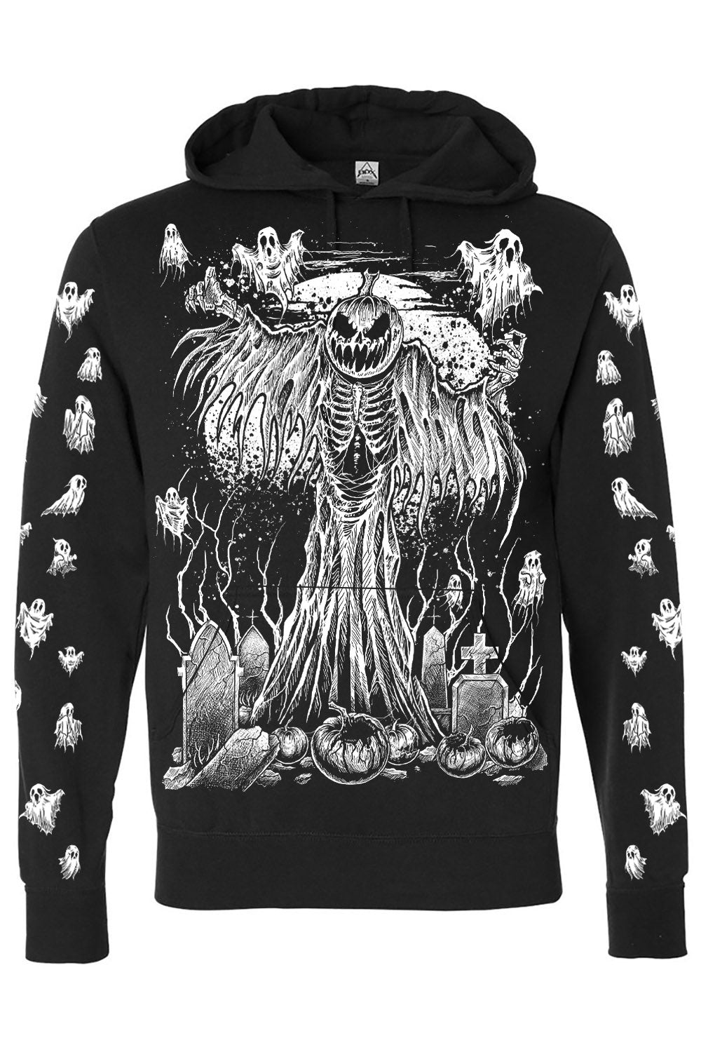 Pumpkin Reaper Hoodie [Ghost Sleeves] [Zipper or Pullover]