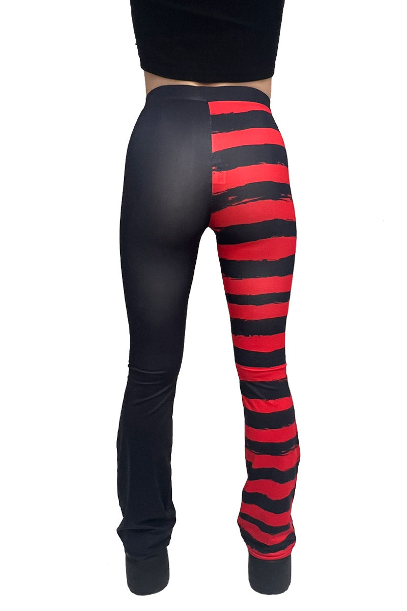 Blood Bat Striped Flares [BLACK/RED]