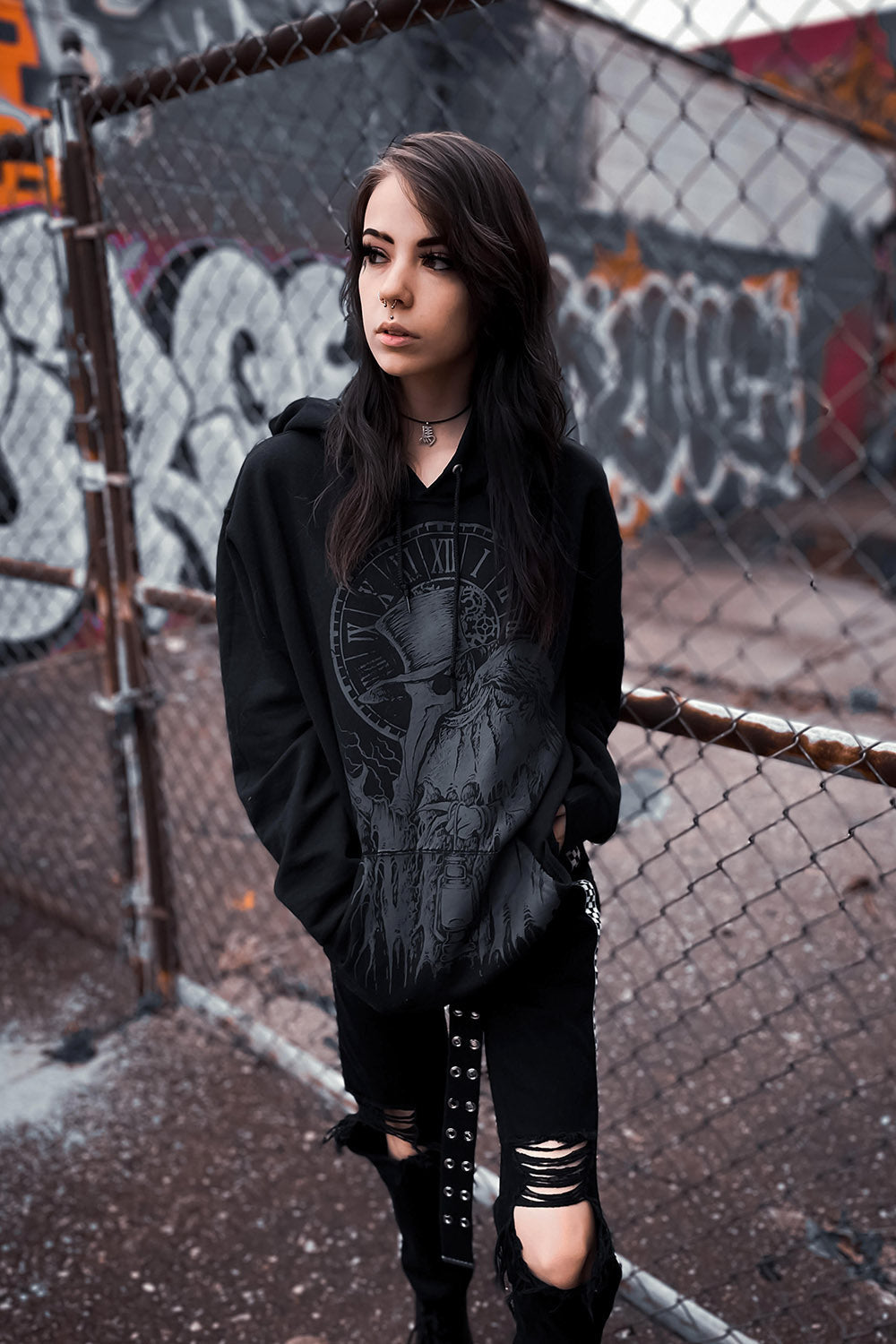 Plague Doctor Hoodie [Zipper or Pullover]